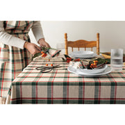 Now Designs - Noel Plaid Christmas Tablecloth 90 x 60 inch - lifestyle