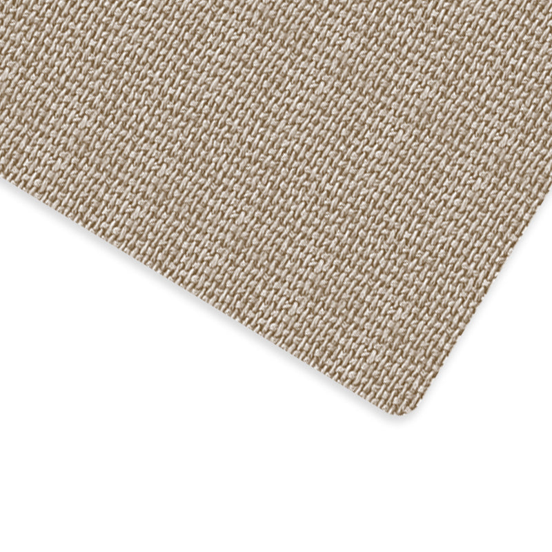 Natural Living - Weave-Print Antimicrobial Placemat — weave-print placemat corner detail.