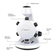 HamiltonBuhl Scout digital USB microscope with 6-lens turret – view 2