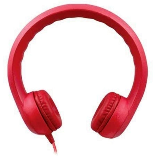 HamiltonBuhl Flex-Phones Foam Headphones in Red