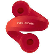 HamiltonBuhl Flex-Phones Foam Headphones in Red
