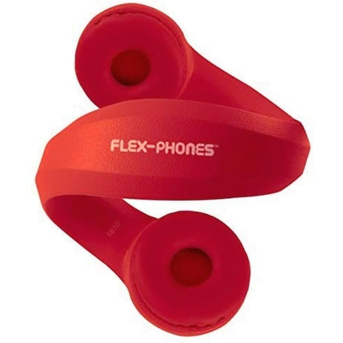 HamiltonBuhl Flex-Phones Foam Headphones in Red