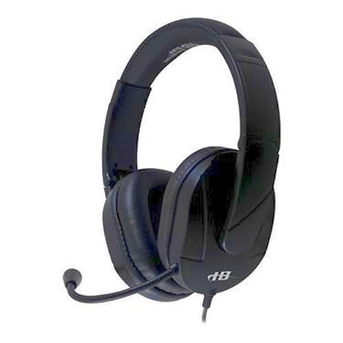 HamiltonBuhl MACH-2 Deluxe over-ear USB stereo headset with gooseneck microphone – view 2
