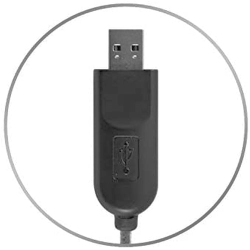 HamiltonBuhl MACH-2 Deluxe over-ear USB stereo headset with gooseneck microphone – view 3