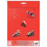 SMALL BASEPLATE AND WHEEL MIX - RED PACKAGE