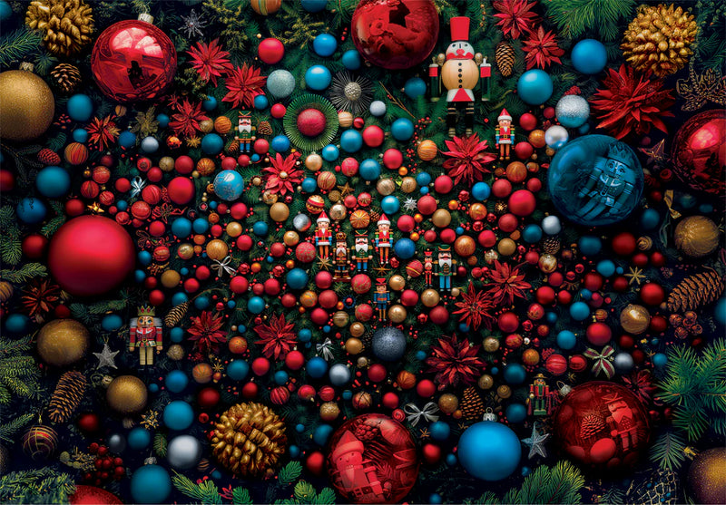 Clementoni - 1000-Piece Puzzle - Impossible - Christmas Vibes