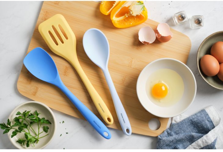 Kitchen Basics - Utensil Set 3/ST Turner, Spoon, Spoon-Spatula