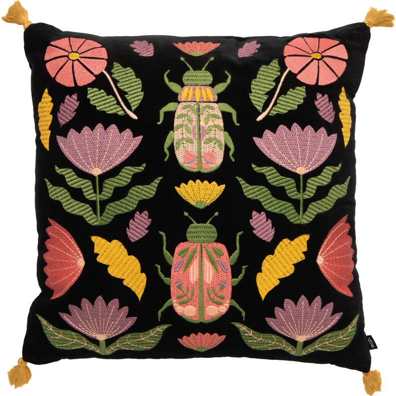 Danica - Amulet Embroidered Throw Pillow