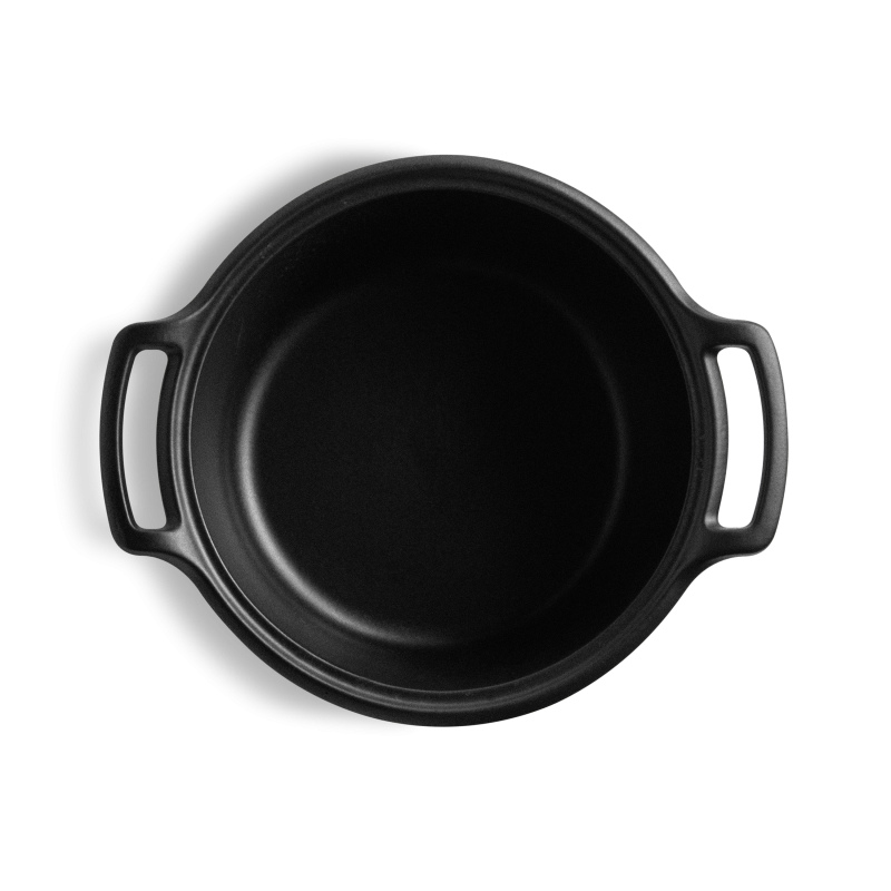 Emile Henry Sublime+ Round Casserole 4L Ardoise - interior