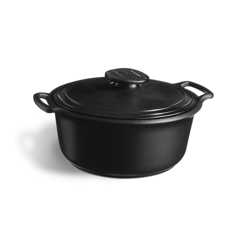 Emile Henry Sublime+ Round Casserole 4L Ardoise