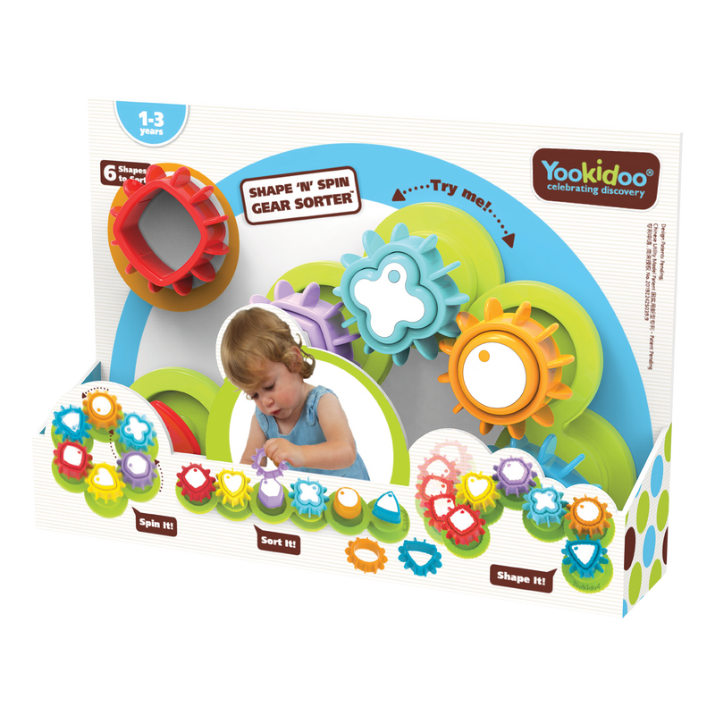 SHAPE 'N' SPIN GEAR SORTER