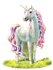 Madd Capp Puzzles – I Am Lil' Unicorn Jigsaw Puzzle | 100 Pieces – completed puzzle