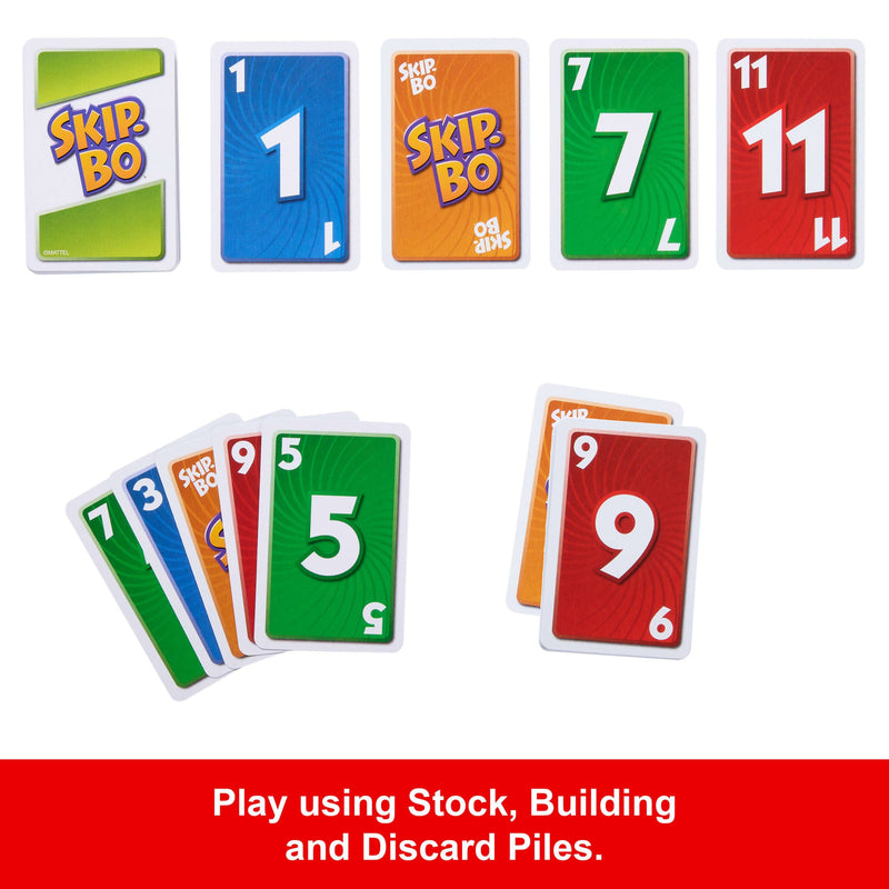 Skip-Bo - Classic Card Game (162 Cards) - Product detail or play view 4