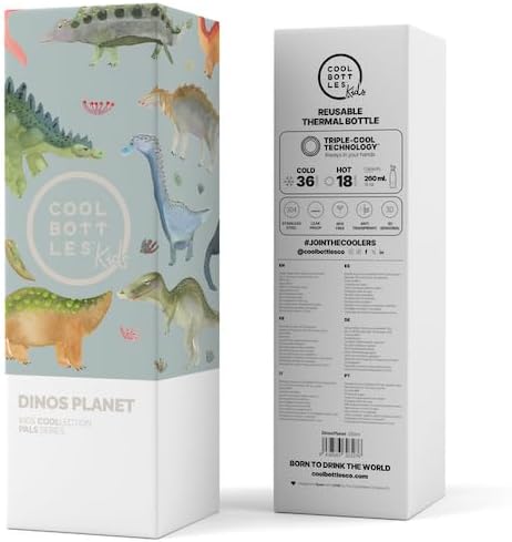 Cool Bottles - Kids 260 mL - Pals Series - Dinos Planet