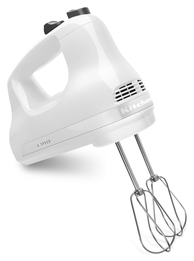 KitchenAid KHM512WH 5-Speed Hand Mixer White