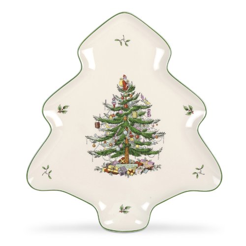 Spode - Christmas Tree - Shaped Dish | 14 in / 35.6 cm