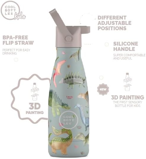 Cool Bottles - Kids 260 mL - Pals Series - Dinos Planet