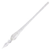 Jacques Herbin transparent round glass dip pen, 18 cm
