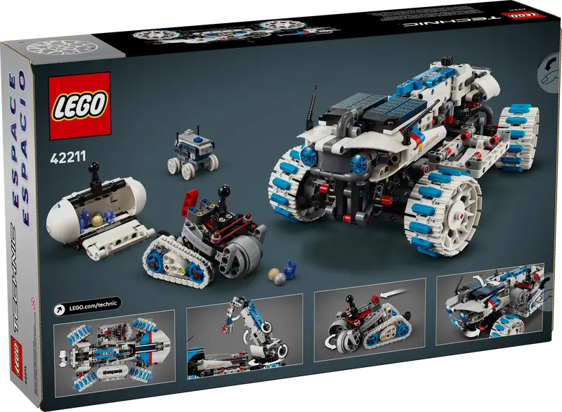 LEGO - 42211 - TECHNIC - Lunar Outpost Moon Rover Space Vehicle - 1082pcs