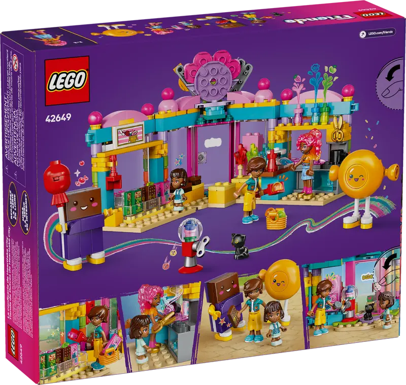 LEGO - 42649 - FRIENDS - Magasin de bonbons de Heartlake City - 376 pièces