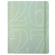 ACADEMIC AGENDA 2026-2027- LARGE 1W/2P- SAGE GREEN