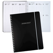 ACADEMIC AGENDA 2026-2027- LARGE 1W/2P- BLACK