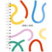 ACADEMIC AGENDA 2026-2027- MEDIUM 1W/2P- COLOURED LINES
