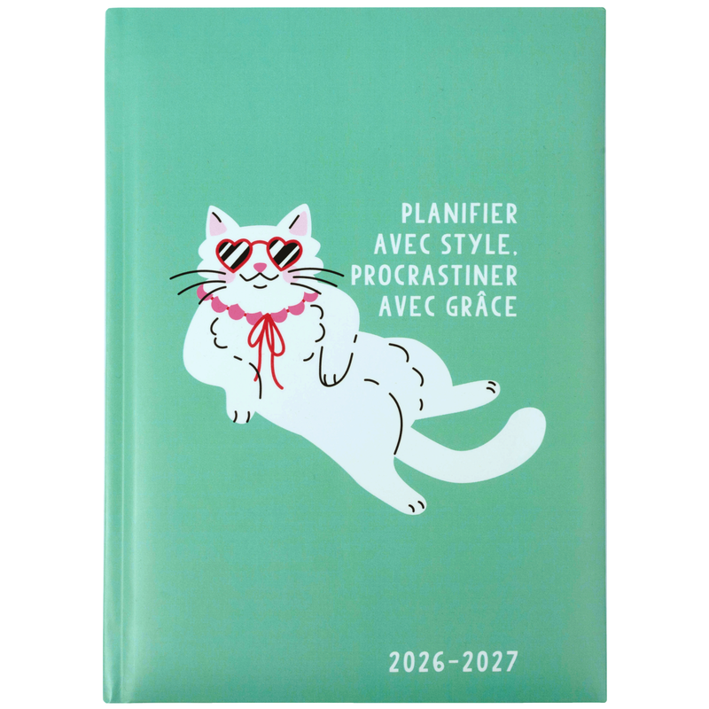 ACADEMIC AGENDA 2026-2027- MEDIUM 1W/2P- CHAT PROCRASTINATEUR