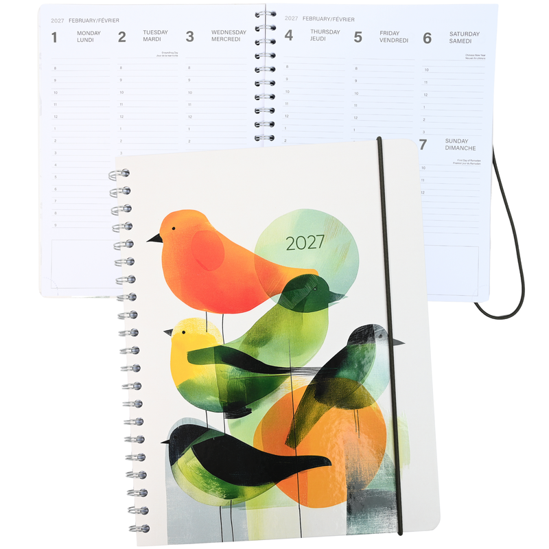 Pierre Belvédère - 2027 Weekly Planner - Quiet Perch | 8.5 x 10.9 in