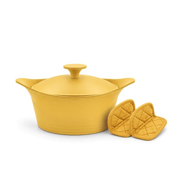 Cookut - The Incredible Cocotte 28 cm (Serves 6-12 ) Mango, Includes Knob and Handles