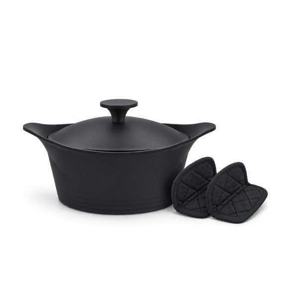 Cookut - The Incredible Cocotte 28 cm (Serves 6-12) Graphite, Includes Knob and Handles