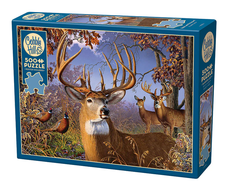 Cobble Hill - Puzzle de 500 pièces - Cerf et Faisan (Ancienne version)