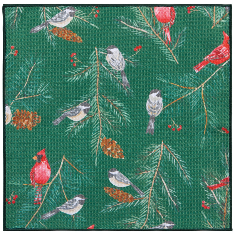 Now Designs - Birds & Boughs Christmas Recycled Microfibre Dishc