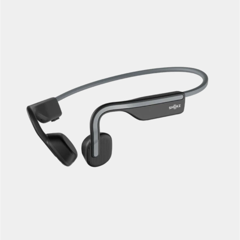 Shokz OpenMove bone conduction headphones in Slate Grey
