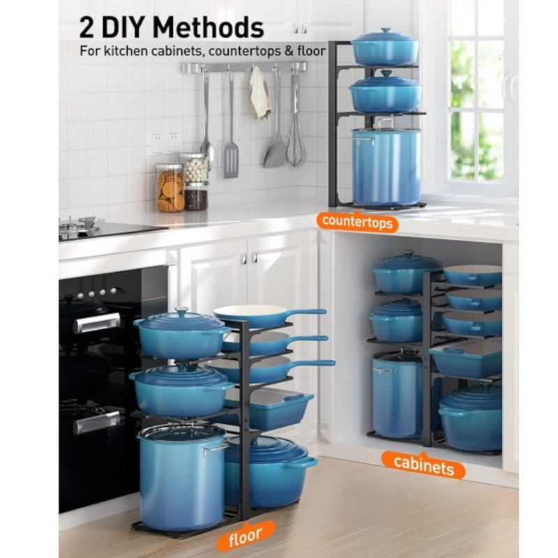ORDORA 4D-21H Pots and Pans Organizer, 21 in.