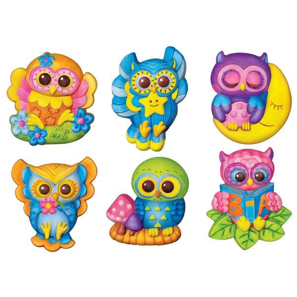 4M - Glow Owls - Mould & Paint - Limolin 