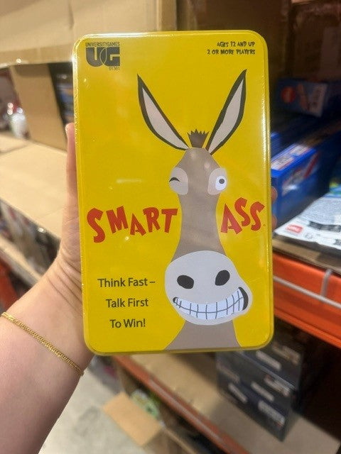 Jeux universitaires - Jeu de cartes Smart Ass (boîte en métal)