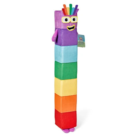 hand2mind - Numberblocks - Peluche Sept, le compagnon espiègle