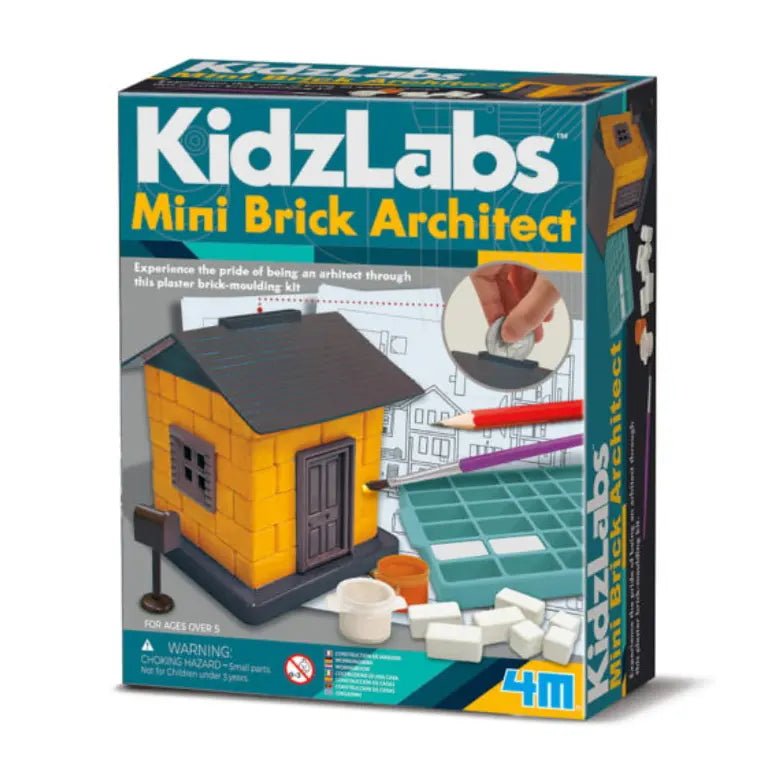 4M - 2025 KIDZLABS MINI BRICK ARCHITECT Games & Toys