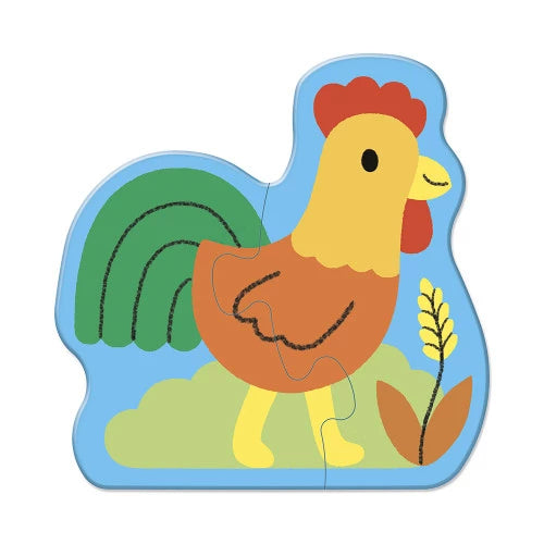 Janod - Puzzle - Bébé Ferme