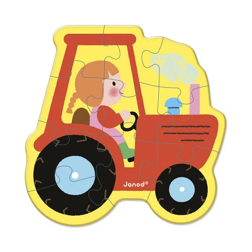 Janod - Puzzle - Bébé Ferme