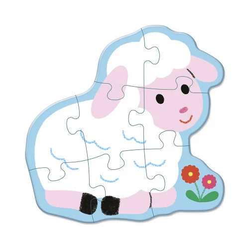 Janod - Puzzle - Bébé Ferme