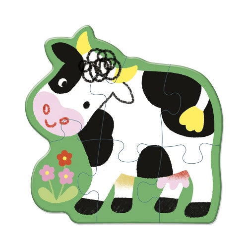 Janod - Puzzle - Bébé Ferme