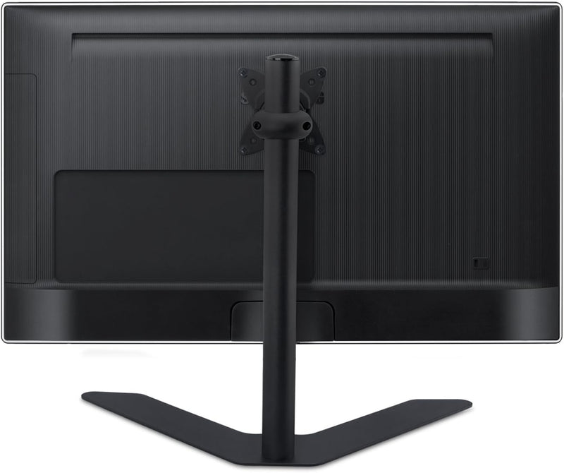 Mount-IT - Support de moniteur unique Vesa Jusqu'à 30 pouces Réglage de la hauteur jusqu'à 17 pouces Inclinaison Rotation Construction en acier robuste
