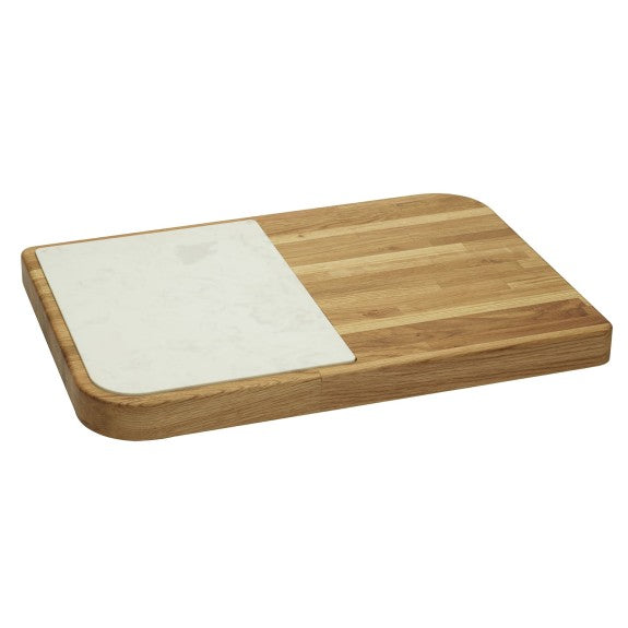 Legnoart - Cheese Place Oak Wood Cheese Board with Marble Insert 50cm