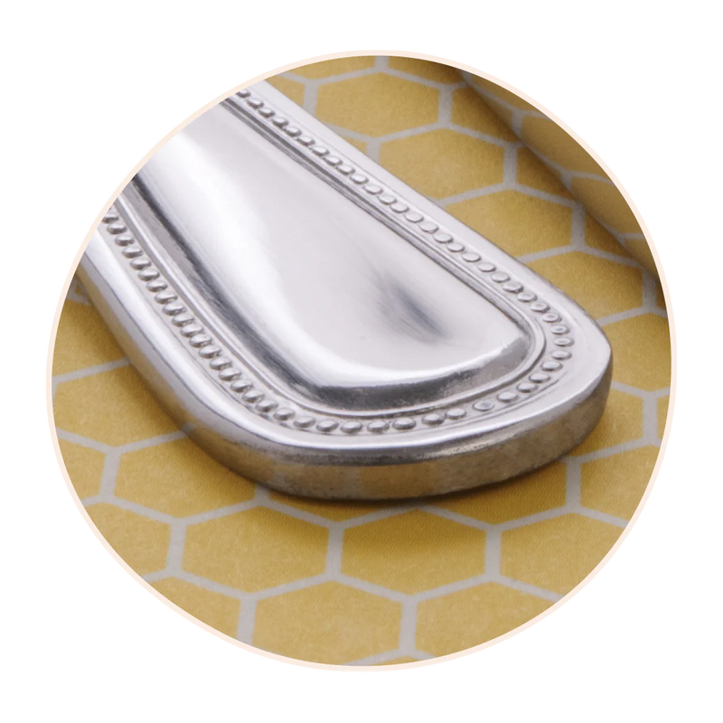 Browne - Cuillère à dessert Contour - Acier inoxydable 18/0 - Fini miroir | 7,4 po / 18,9 cm