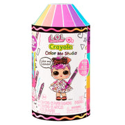 L.O.L. Surprise! Loves Crayola - Color Me Studio Doll (Single Random Pick) — giant crayon capsule