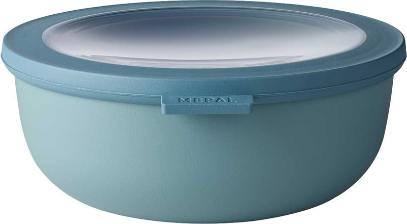 Mepal Cirqula Round Storage Bowl, 1250 mL - Nordic Green - product view