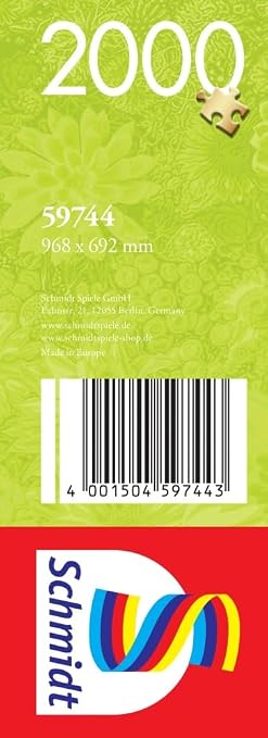 Schmidt Spiele - 2000-Piece Puzzle - Swirling Colours In Bloom