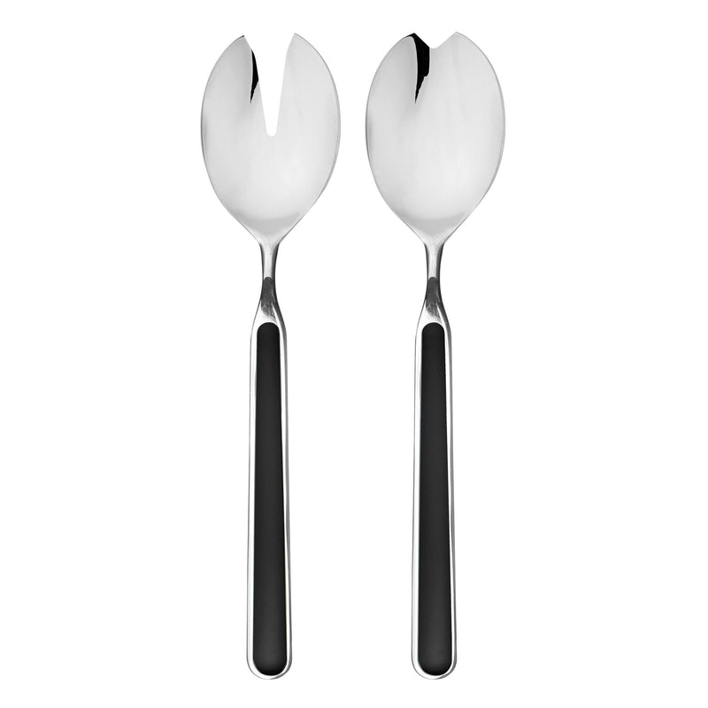 Mepra - Couverts de service à salade Fantasia Noir - 2 pièces